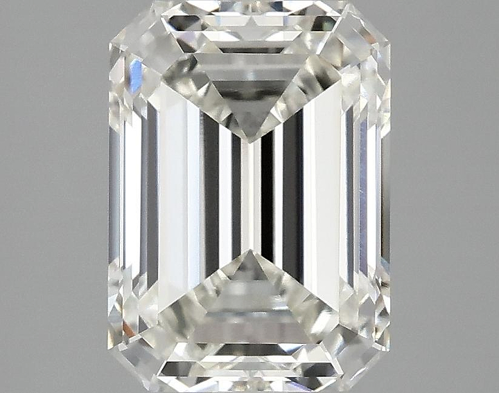 3.06 Carat Emerald Shaped Excellent Cut VVS2 IGI Certified Lab Grown Diamond