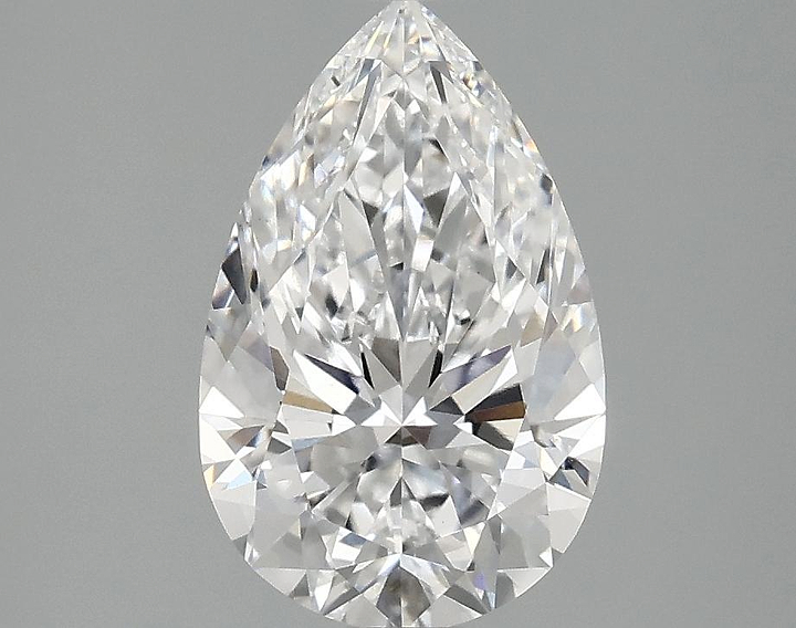 2.1 Carat Pear Shaped Ideal Cut VS1 IGI Certified Lab Grown Diamond