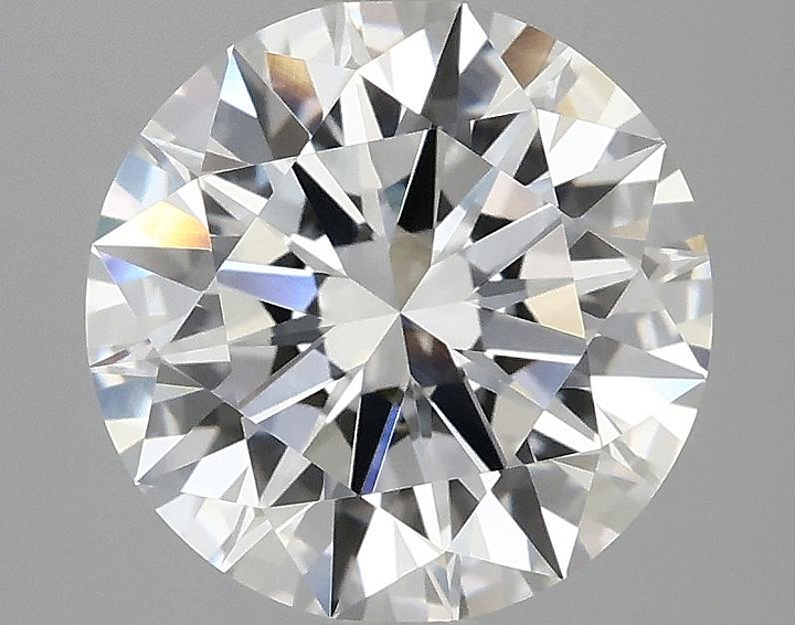 3.08 Carat Round Shaped Ideal Cut VVS2 IGI Certified Lab Grown Diamond