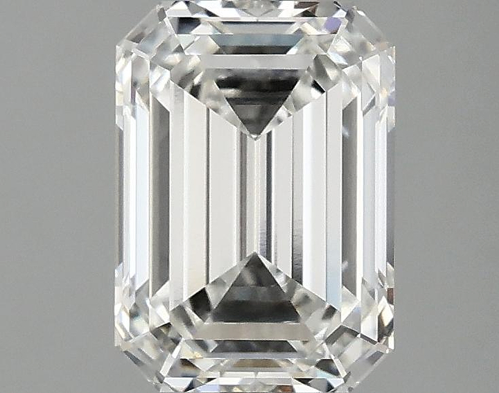 2.08 Carat Emerald Shaped Ideal Cut VVS2 IGI Certified Lab Grown Diamond