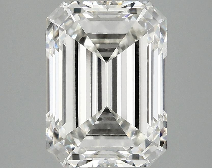 3.09 Carat Emerald Shaped Excellent Cut VS1 IGI Certified Lab Grown Diamond