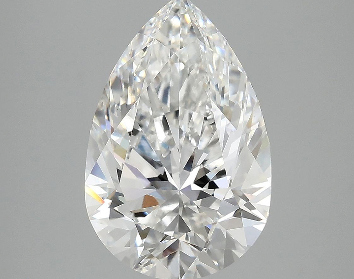 4.06 Carat Pear Shaped Excellent Cut VS1 IGI Certified Lab Grown Diamond