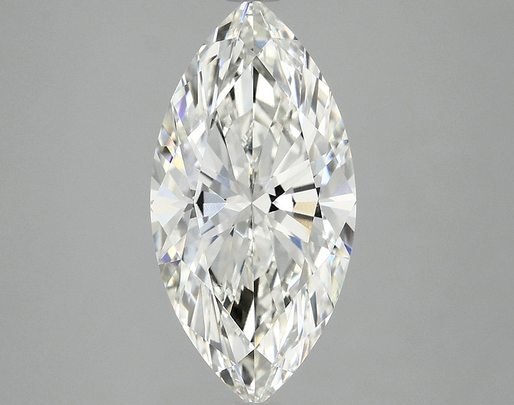 3.07 Carat Marquise Shaped Ideal Cut VVS2 IGI Certified Lab Grown Diamond