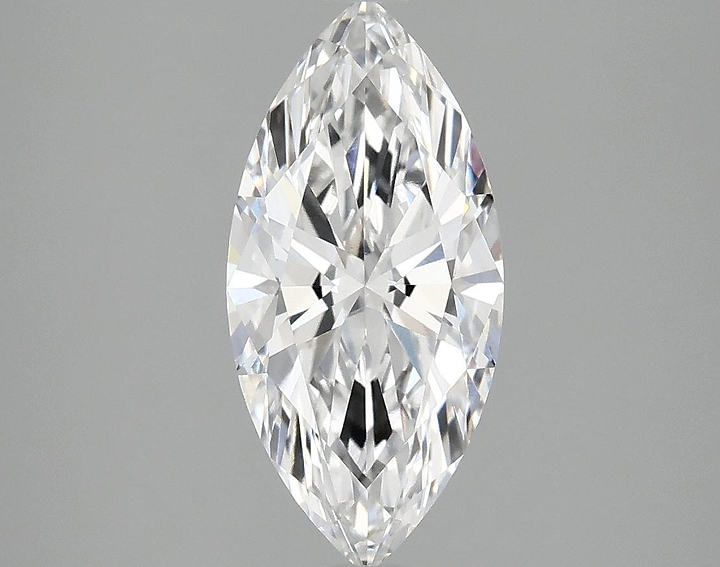 1.84 Carat Marquise Shaped Excellent Cut VVS2 IGI Certified Lab Grown Diamond