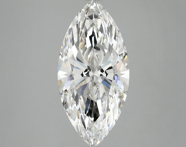 3.08 Carat Marquise Shaped Excellent Cut VS2 IGI Certified Lab Grown Diamond