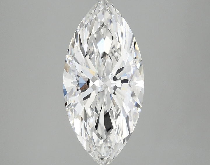 3.08 Carat Marquise Shaped Excellent Cut VVS2 IGI Certified Lab Grown Diamond