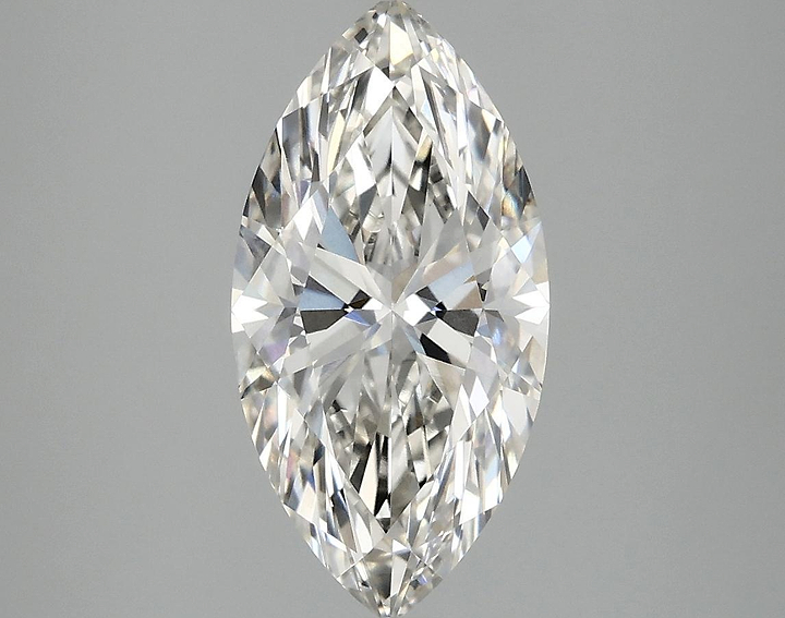 2.55 Carat Marquise Shaped Ideal Cut VVS2 IGI Certified Lab Grown Diamond