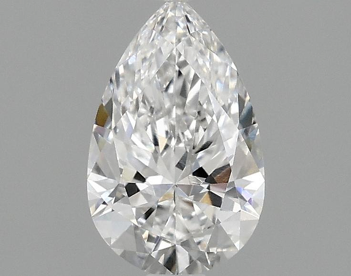 0.97 Carat Pear Shaped Ideal Cut VVS2 IGI Certified Lab Grown Diamond