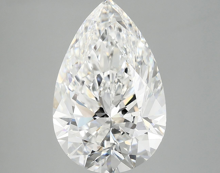 5.79 Carat Pear Shaped Ideal Cut VVS2 IGI Certified Lab Grown Diamond