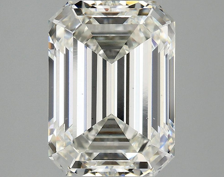 3.07 Carat Emerald Shaped Excellent Cut VS1 IGI Certified Lab Grown Diamond