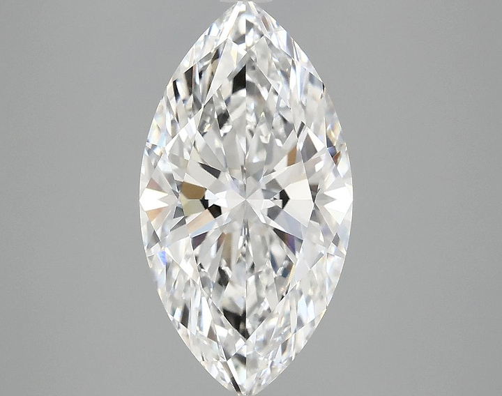 3.02 Carat Marquise Shaped Excellent Cut VVS2 IGI Certified Lab Grown Diamond