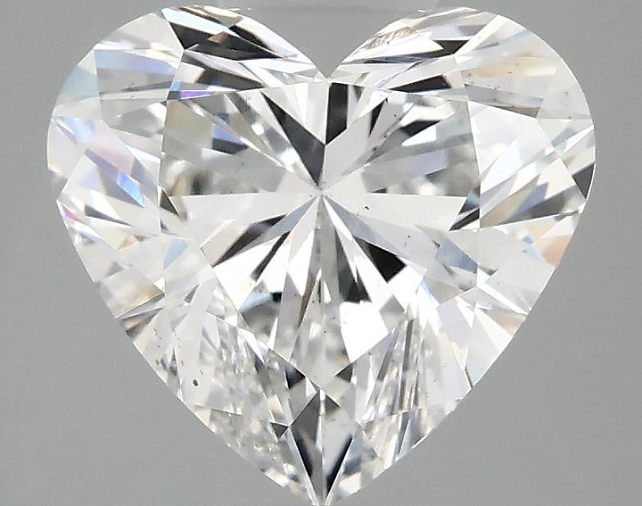 2.98 Carat Heart Shaped Ideal Cut VS2 IGI Certified Lab Grown Diamond