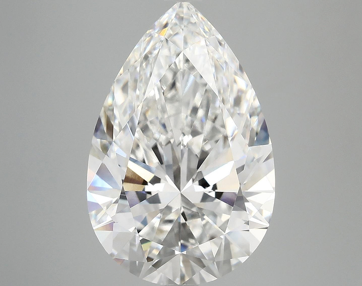 7.05 Carat Pear Shaped Excellent Cut VVS2 IGI Certified Lab Grown Diamond