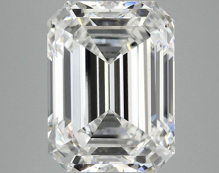 7.2 Carat Emerald Shaped Excellent Cut VS1 IGI Certified Lab Grown Diamond