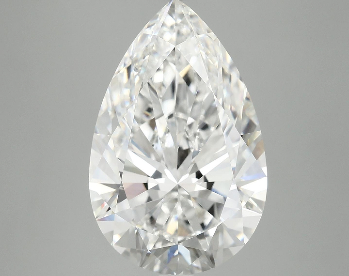 7.18 Carat Pear Shaped Ideal Cut VVS2 IGI Certified Lab Grown Diamond