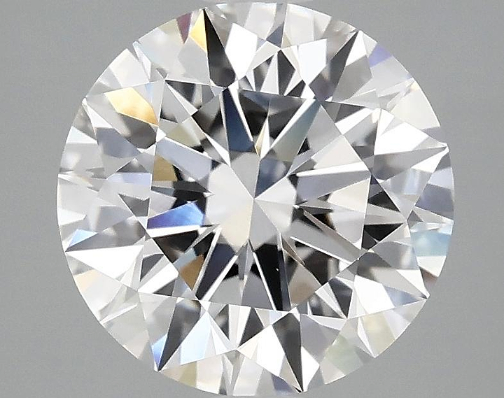 3.06 Carat Round Shaped Ideal Cut VVS2 IGI Certified Lab Grown Diamond