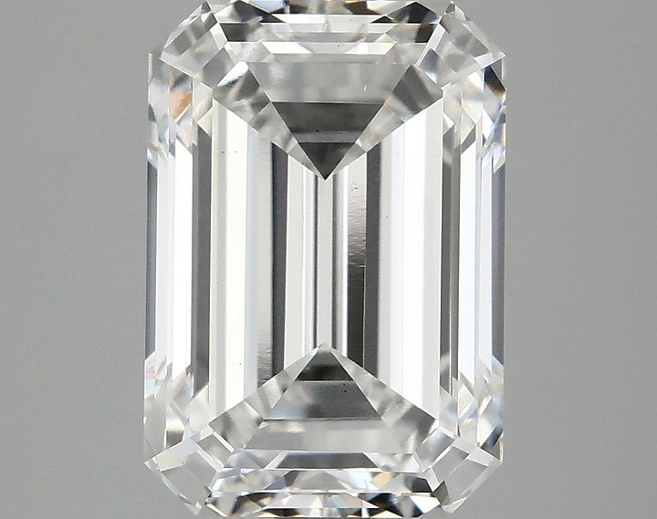 3.43 Carat Emerald Shaped Ideal Cut VS1 IGI Certified Lab Grown Diamond