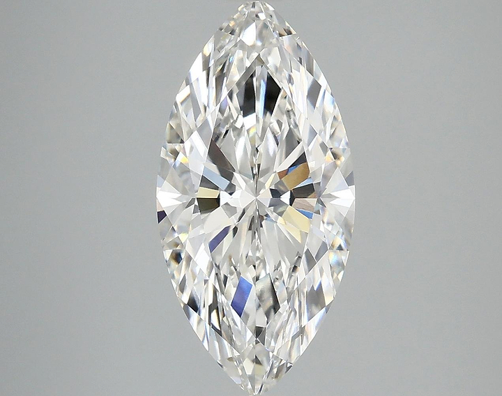3.06 Carat Marquise Shaped Ideal Cut VVS2 IGI Certified Lab Grown Diamond