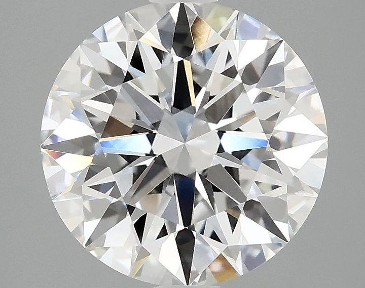 3.08 Carat Round Shaped Ideal Cut VVS2 IGI Certified Lab Grown Diamond