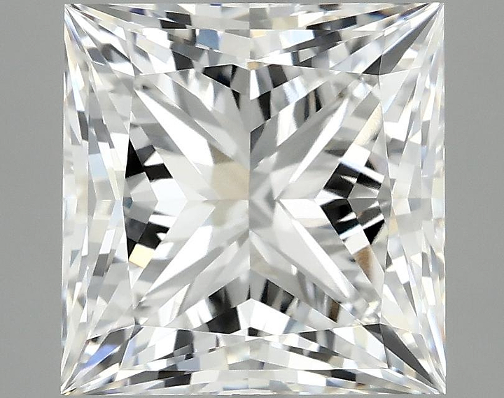 5.1 Carat Princess Shaped Ideal Cut VVS2 IGI Certified Lab Grown Diamond