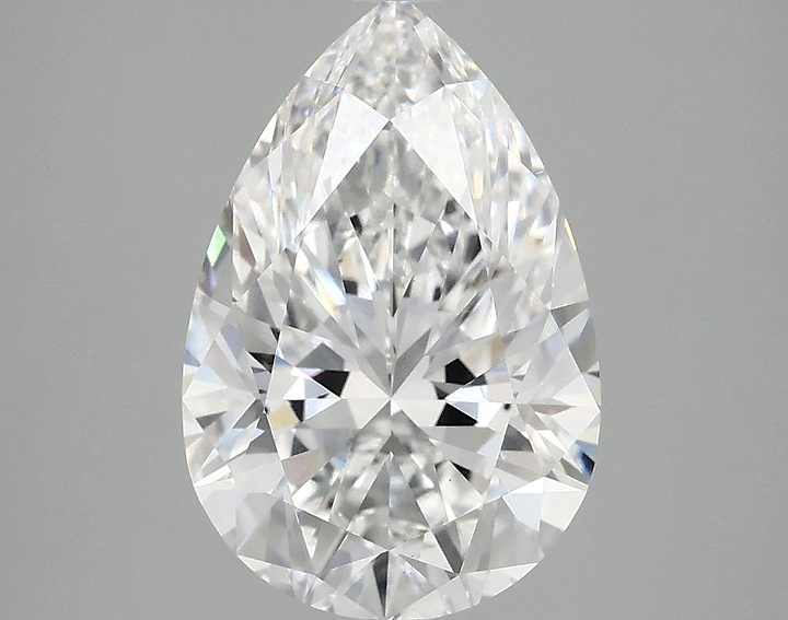 3.07 Carat Pear Shaped Excellent Cut VS1 IGI Certified Lab Grown Diamond