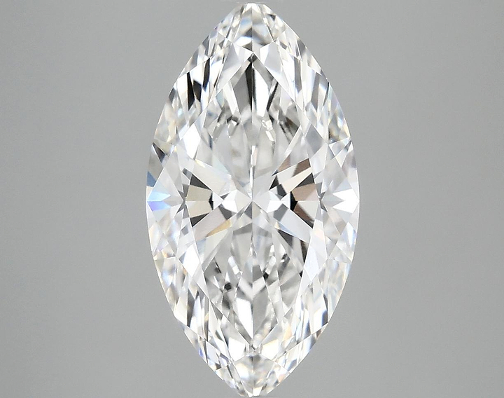 3.02 Carat Marquise Shaped Ideal Cut VVS2 IGI Certified Lab Grown Diamond