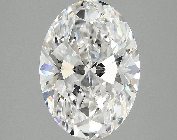 3.01 Carat Oval Shaped Ideal Cut VVS2 GSI Certified Lab Grown Diamond