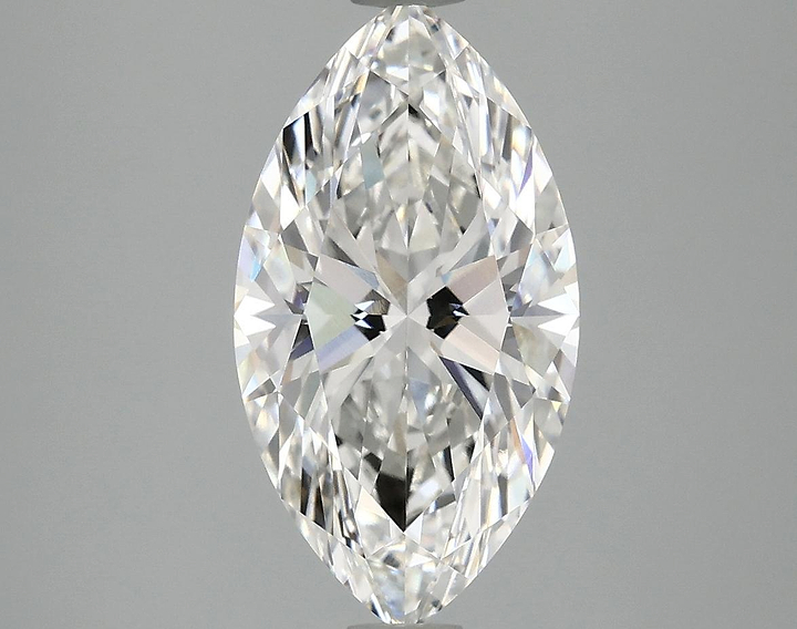 2.97 Carat Marquise Shaped Excellent Cut VVS2 IGI Certified Lab Grown Diamond