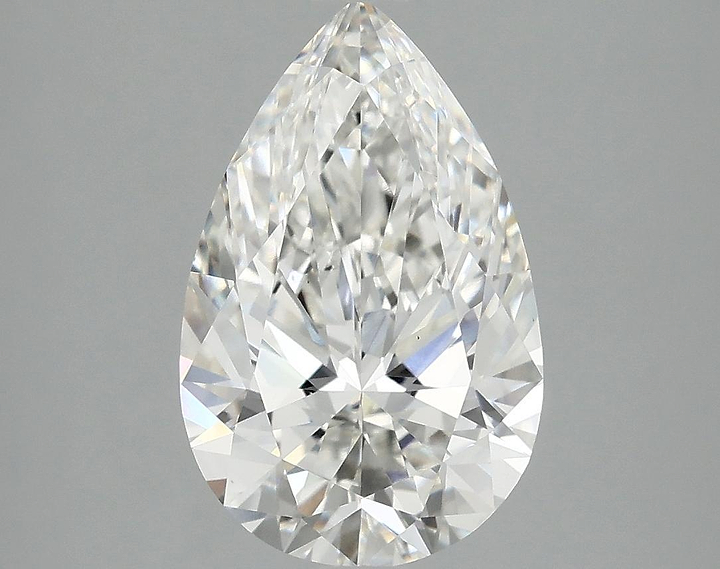 3.09 Carat Pear Shaped Ideal Cut VS1 IGI Certified Lab Grown Diamond