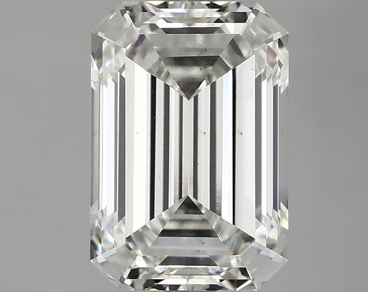 2.84 Carat Emerald Shaped Ideal Cut VS2 IGI Certified Lab Grown Diamond