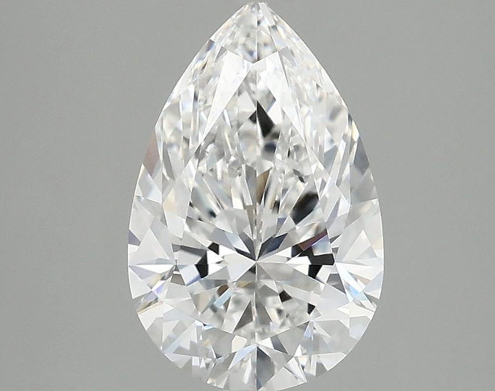 2.01 Carat Pear Shaped Ideal Cut VVS2 IGI Certified Lab Grown Diamond