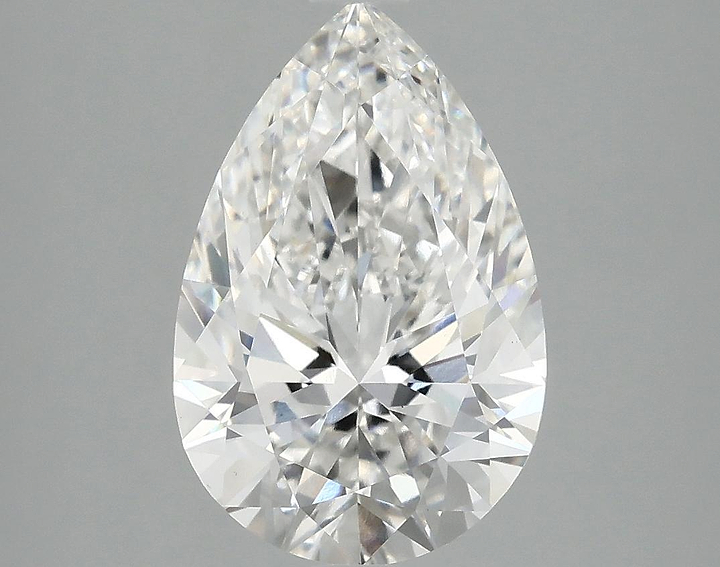 3.07 Carat Pear Shaped Excellent Cut VS1 IGI Certified Lab Grown Diamond