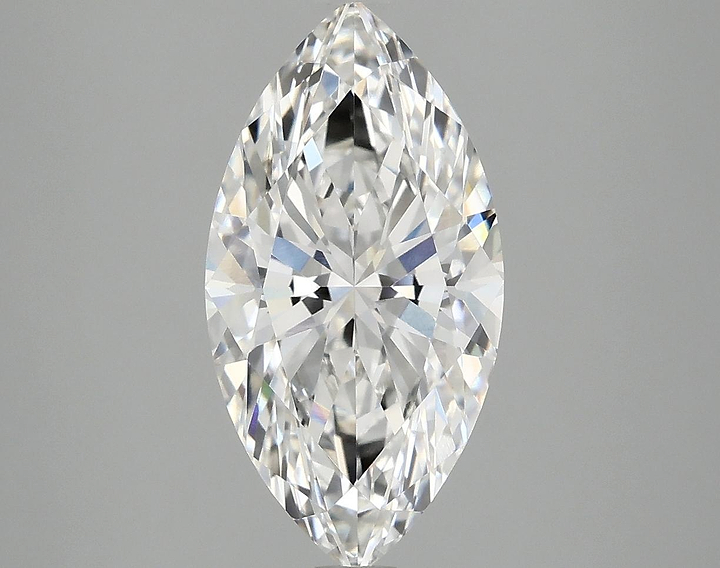 3.08 Carat Marquise Shaped Ideal Cut VVS2 IGI Certified Lab Grown Diamond
