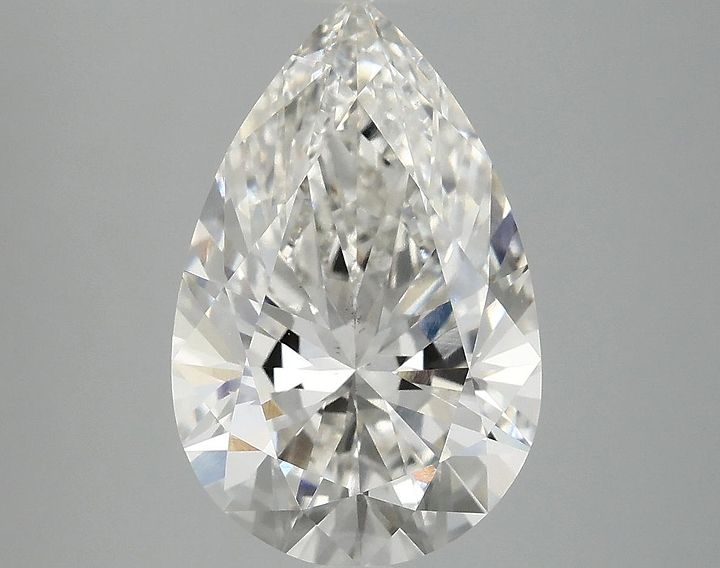 4.08 Carat Pear Shaped Ideal Cut VS1 IGI Certified Lab Grown Diamond
