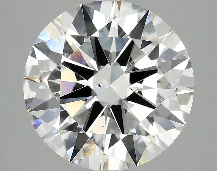 3.78 Carat Round Shaped Excellent Cut SI1 IGI Certified Lab Grown Diamond