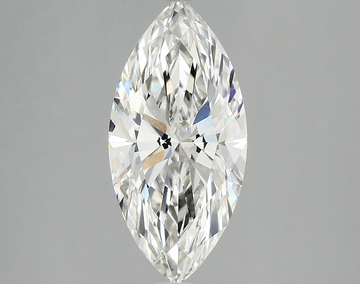 2.01 Carat Marquise Shaped Excellent Cut VVS2 IGI Certified Lab Grown Diamond
