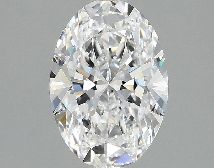 1.54 Carat Oval Shaped Ideal Cut VVS2 IGI Certified Lab Grown Diamond