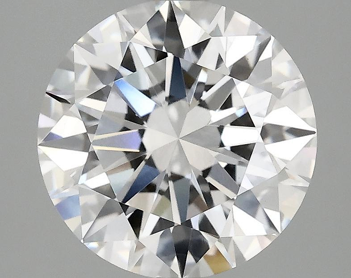 3.08 Carat Round Shaped Ideal Cut VVS2 IGI Certified Lab Grown Diamond