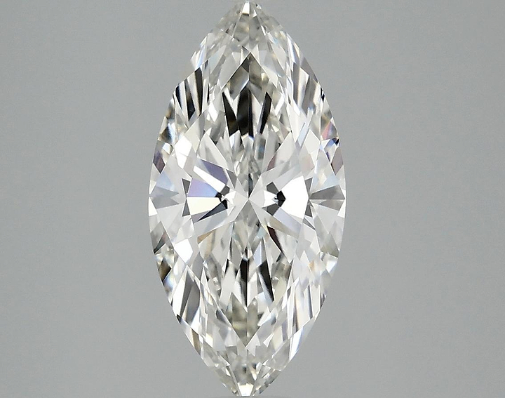 2.02 Carat Marquise Shaped Excellent Cut VVS2 IGI Certified Lab Grown Diamond