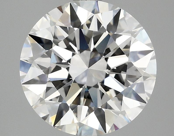 3.08 Carat Round Shaped Ideal Cut VVS2 IGI Certified Lab Grown Diamond