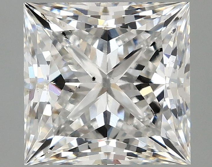 2.25 Carat Princess Shaped Ideal Cut SI1 IGI Certified Lab Grown Diamond