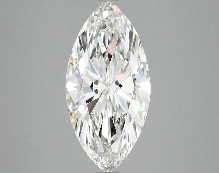 3.06 Carat Marquise Shaped Ideal Cut VVS2 IGI Certified Lab Grown Diamond
