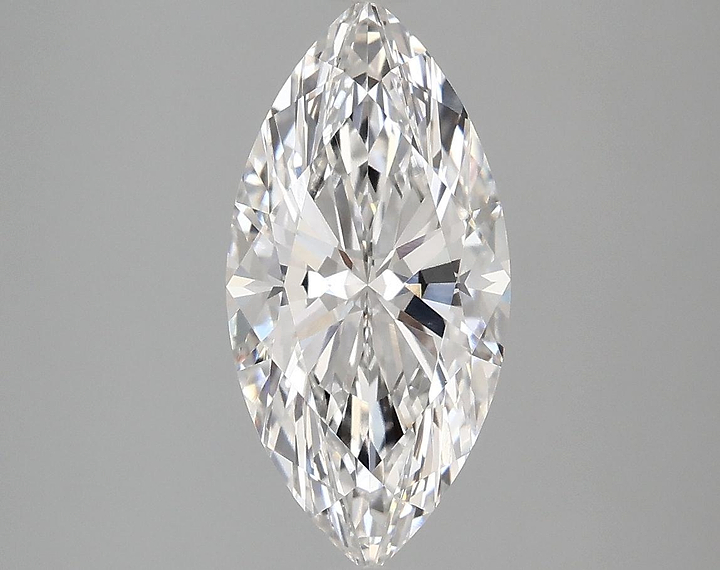 2.09 Carat Marquise Shaped Ideal Cut VVS2 IGI Certified Lab Grown Diamond