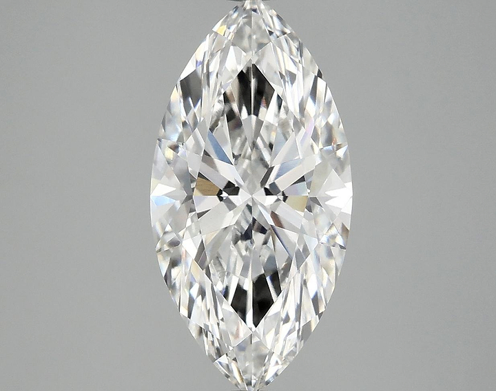 3.08 Carat Marquise Shaped Ideal Cut VVS2 IGI Certified Lab Grown Diamond
