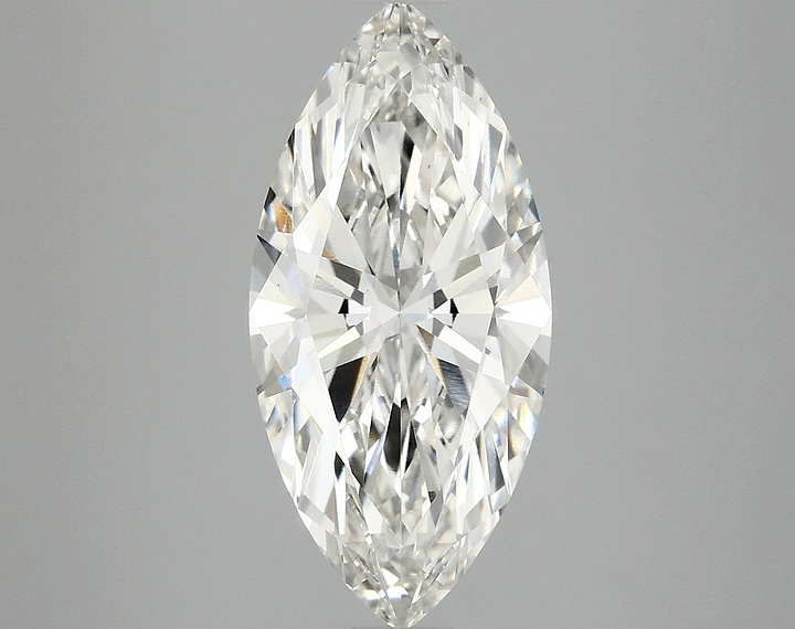 2.98 Carat Marquise Shaped Excellent Cut VVS2 IGI Certified Lab Grown Diamond