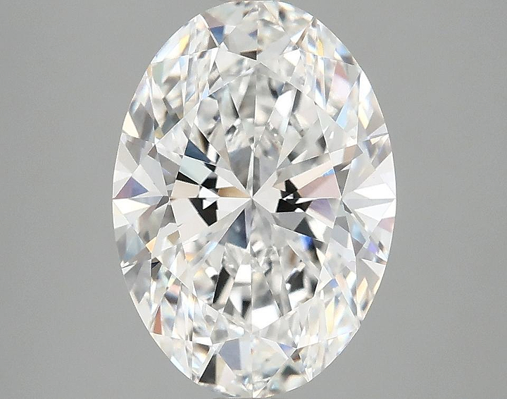 3.05 Carat Oval Shaped Ideal Cut VVS2 IGI Certified Lab Grown Diamond