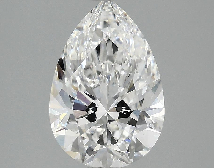 2.08 Carat Pear Shaped Excellent Cut VVS2 IGI Certified Lab Grown Diamond