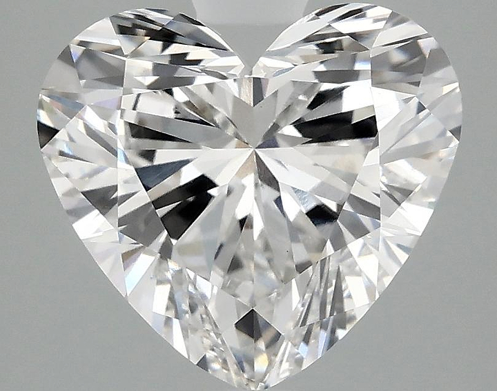 3.07 Carat Heart Shaped Ideal Cut VS2 IGI Certified Lab Grown Diamond
