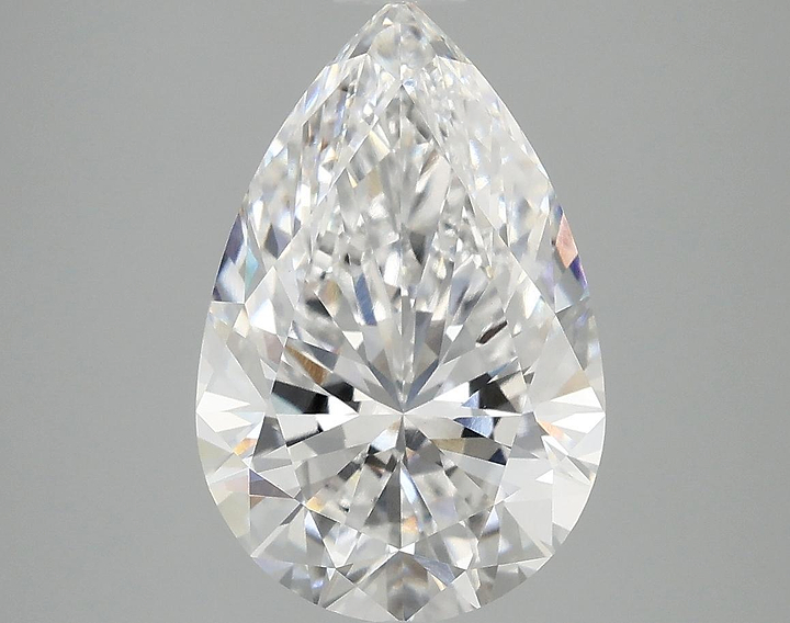 4.06 Carat Pear Shaped Excellent Cut VS1 IGI Certified Lab Grown Diamond