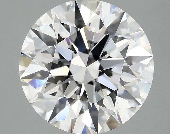 4.05 Carat Round Shaped Excellent Cut VVS2 IGI Certified Lab Grown Diamond